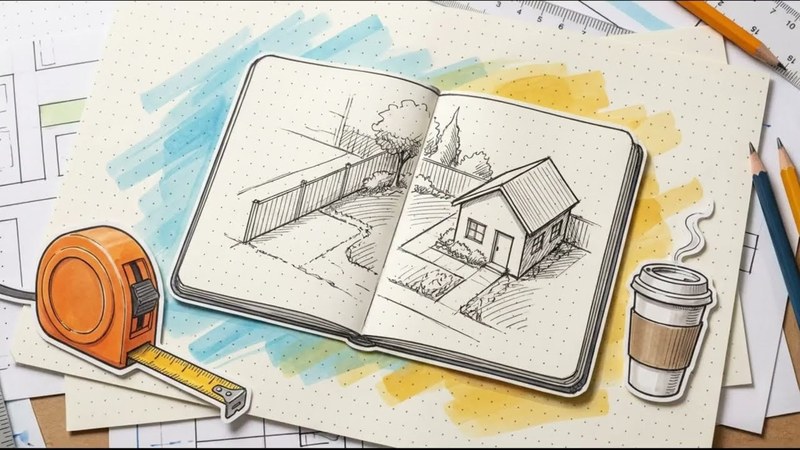 The thinking behind a side yard build, Forestville