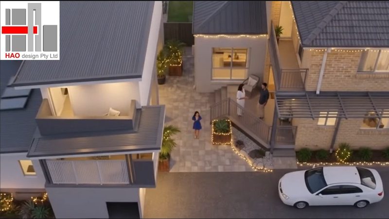 A granny flat on a flood affected block, Panania