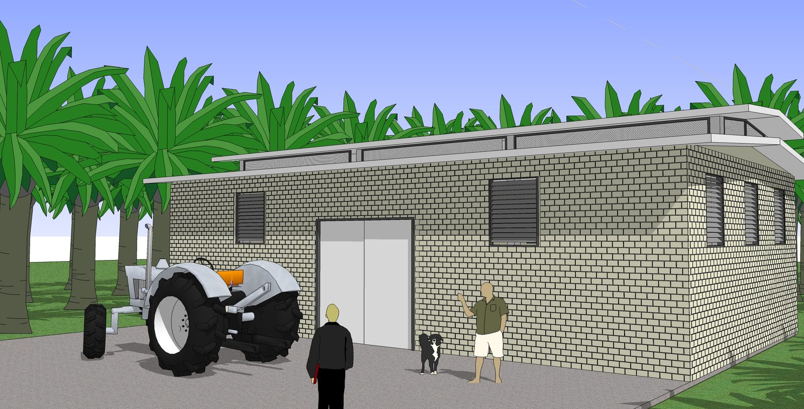 Plantation Shed, Malaysia, concept