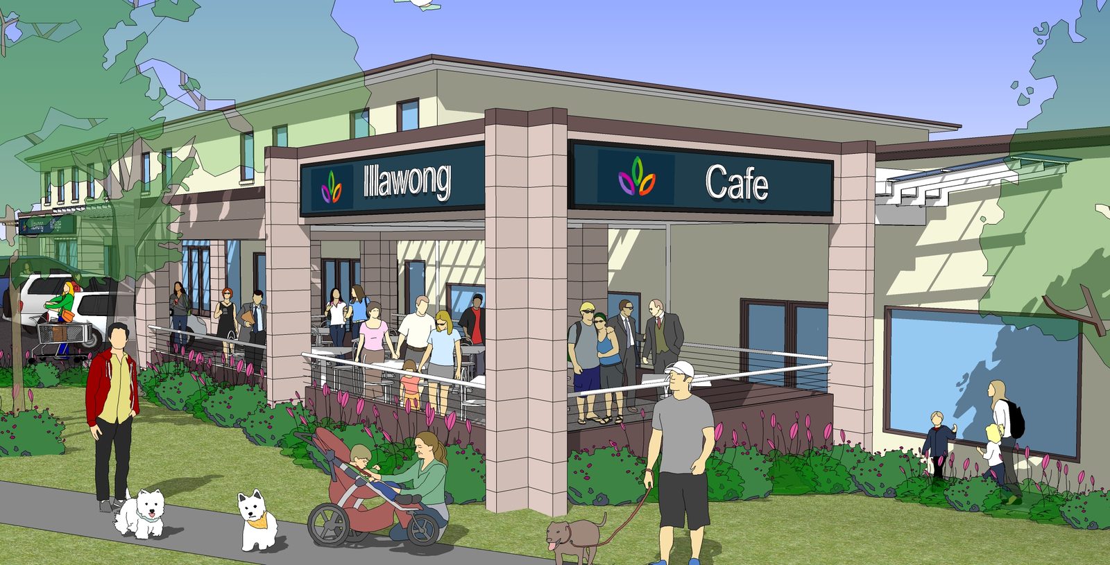 Shopping Village Expansion, Illawong NSW, concept