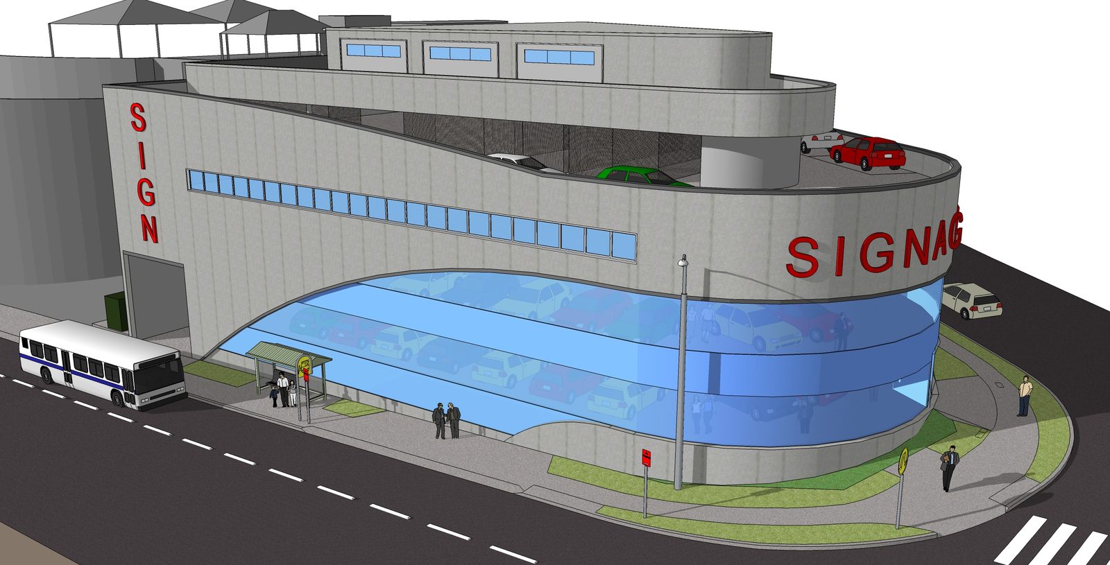 Showroom & Self Storage, Brookvale NSW, concept