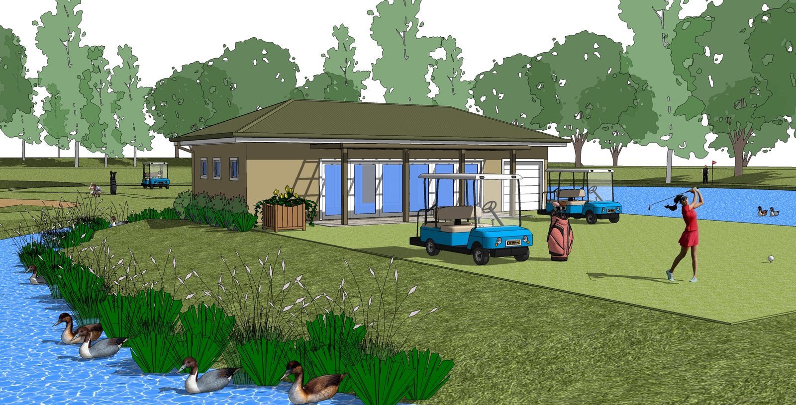 Tea Pavilion, Fairlight NSW, concept