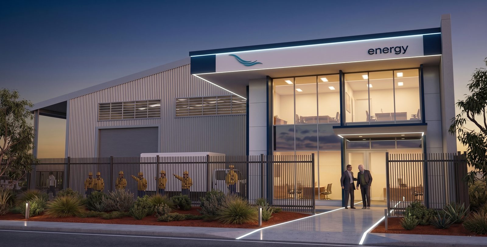 Office & Warehouse, Wedgefield WA, render