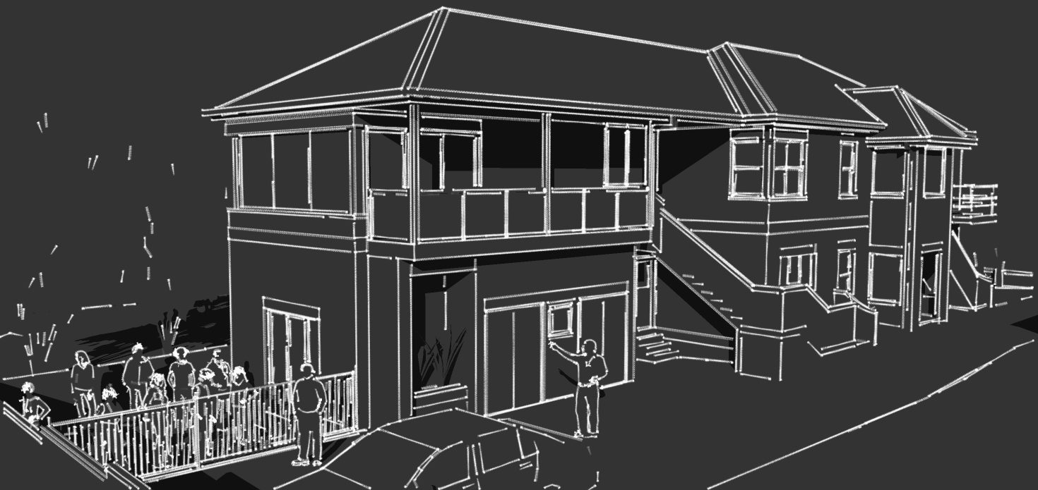Convert existing garage into additional dwelling, Queenscliff NSW, concept