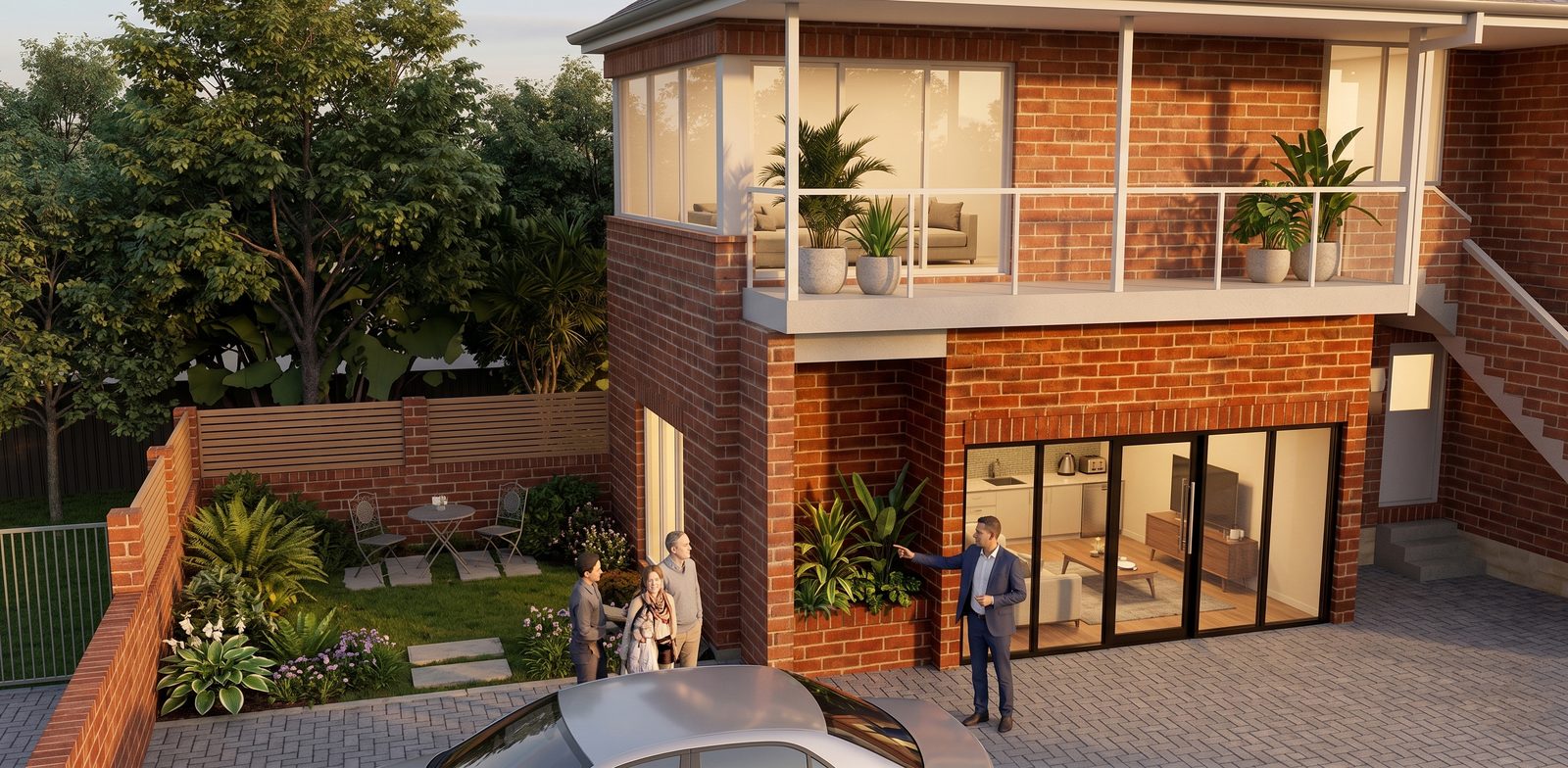 Convert existing garage into additional dwelling, Queenscliff NSW, render