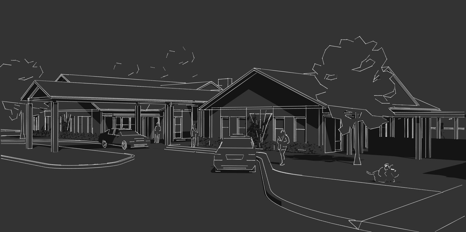 The Ponds RACF, sketch