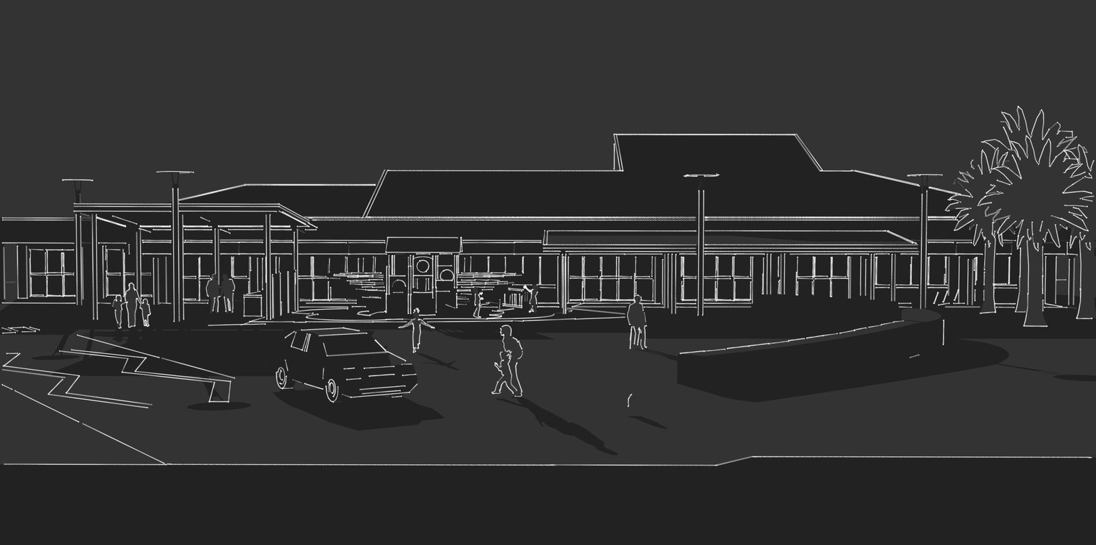 Wooloware, line drawing