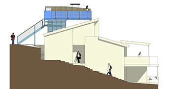 Building Certificate: Narrabeen NSW Rooftop Deck Elevation view, existing