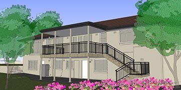 Beecroft NSW Rear balcony alterations and additions, existing