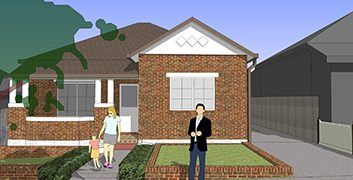 Russell Lea NSW Garage addition, existing