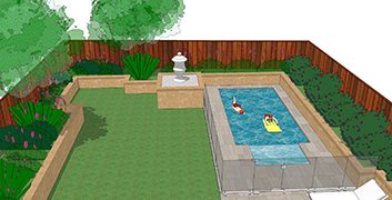 Neutral Bay NSW Swimming Pool Cabana addition, existing