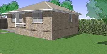 Forestville NSW Garage addition, existing