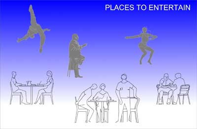 Places to entertain