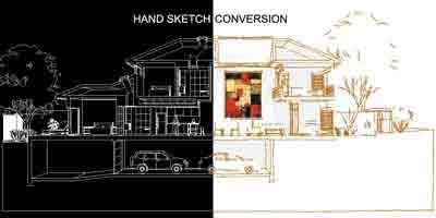 CAD conversion example